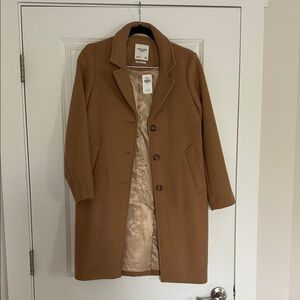 Abercrombie & Fitch Camel Trench Coat